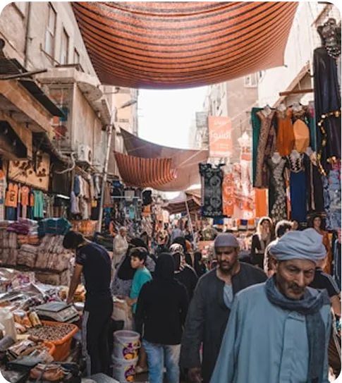 Cairo cityscape representing Egypt’s economic hub